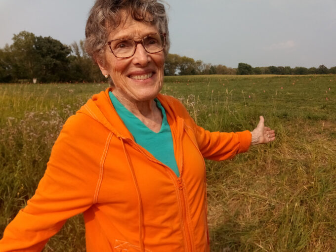 Standing in the field of future Christmas trees