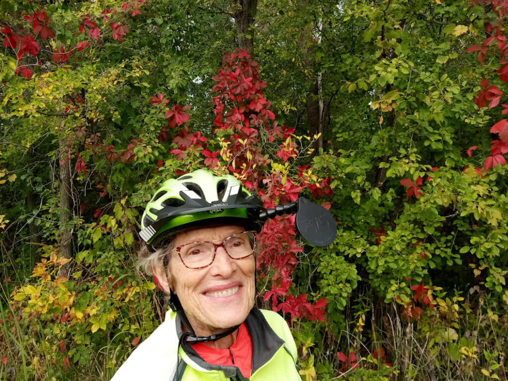 Love autumn biking and color