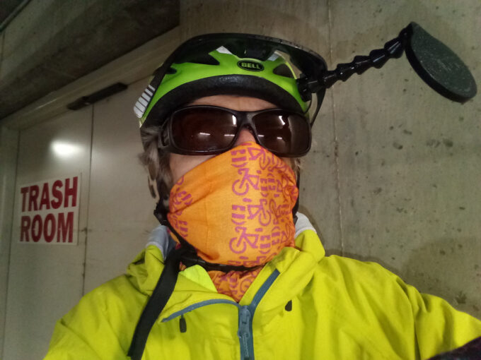 Face protecting Cold weather riding. Perfect disguise.