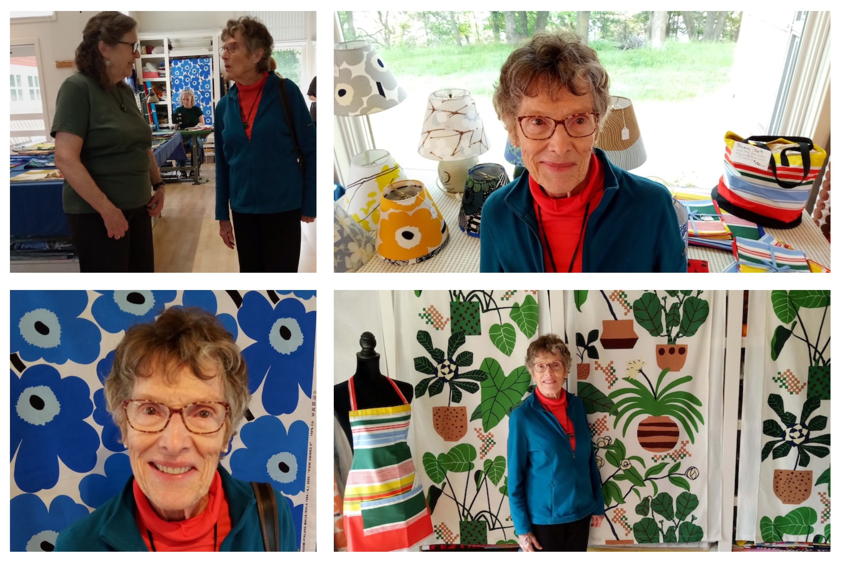 Banbury Cross Marimeko fabric Collage