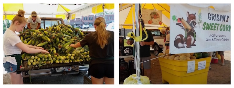 Corn to Market at Grisim's collage