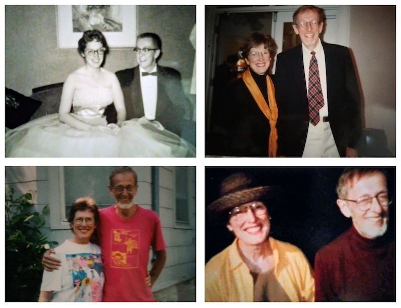 Lin and Bob anniversary collage