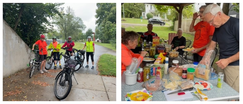Day 1 ride collage