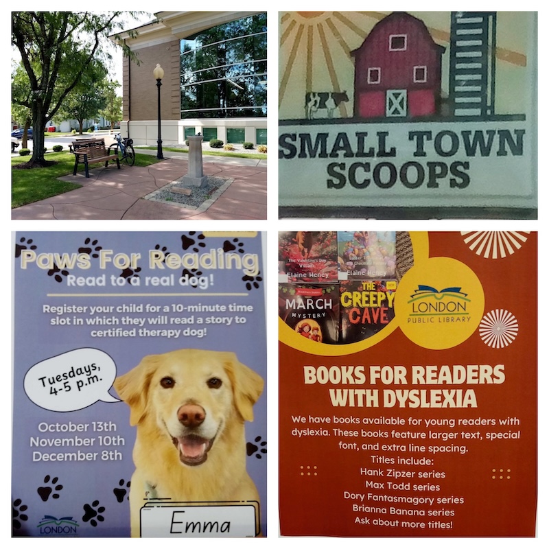 London, OH collage